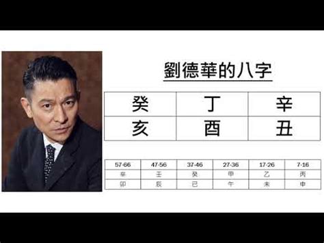 劉德華 八字